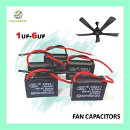 1uF/ 1.25uF/ 2u / 2.2uF/ 3uF/ 4uF/ 5uF/ 6uF Fan Capasitor