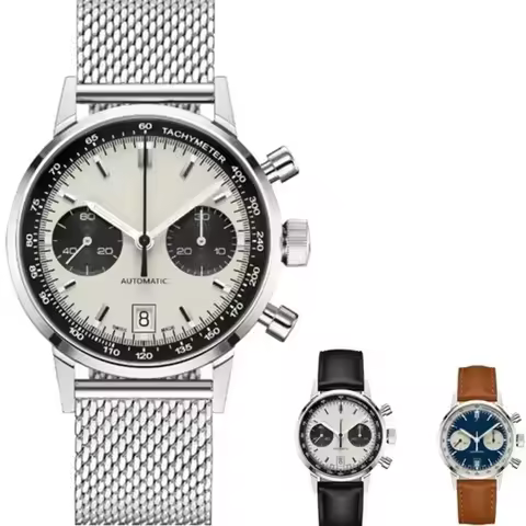 Men Watch Classic Gentle Elegant Chronograph Hamilton Family's Fashion Leisure Business Sports Watch