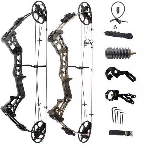 15-45 Pounds Archery Hunting Compound Bow Equipment Archery Beginner's Composite Bow Set for Right H