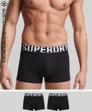 Superdry Organic Cotton Trunk Logo Pack - Black/Black Optic