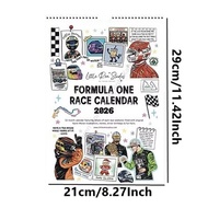 2026 F1 FORMULA ONE Ultimate Fan Calendar Race CALENDAR