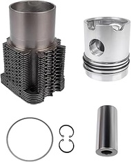 Cylinder Liner Piston Kit Replacement for Deutz FL912 F3L912 F4L912 F6L912 100MM Part# 02928142, 041