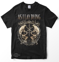 Kaos band AS I LAY DYING Snake skull Premium tshirt kaos metal as i lay Dying