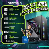 BONMECOM2 คอมประกอบ / CPU i7 14700 / RTX 4070TI Super 16GB / Case เลือกแบบได้ครับ