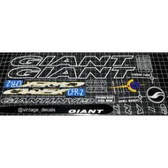 GIANT CFR 2 CFR2 decals replacement