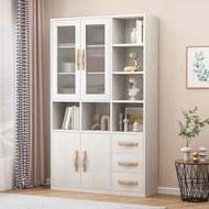 Carpenter - 書櫃落地置物架簡易客廳收納儲物櫃學生簡約現代辦公室書櫃120CM