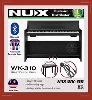 NUX WK-310 88-Keys Hammer Action Digital Piano Beginner Professional Black 电子钢琴初学88键重锤 黑色 NUX WK310