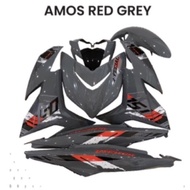 MAGIC BOY COVER SET Y15ZR V1 V2 - AMOS GREY RED - GREY COVER SET
