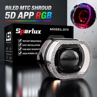 Sparlux D73 PREMIUM BILED LAMP PLUS 4.5 INC RGB APP ACRYLIC SHROUD WITH COOLING FAN