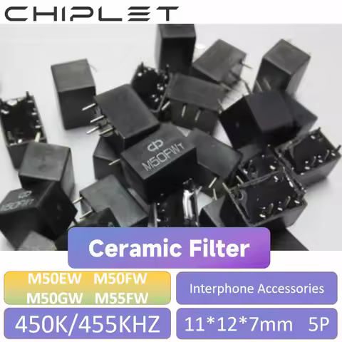 8/20Pcs Ceramic Filter M50EW M50FW M50GW M55FW Interphone Accessories 450 Ceramic Filter 450KHZ 455K