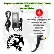 DELTA Axioo Charger 19V 6.32A 120WDELTA for Toshiba Satellite P25-S477 P25-S487 P25-S507 New 3 Month