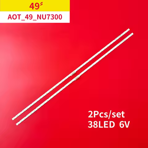 LED Backlight strip 38 lamps for Samsung 49"TV UE49NU7140U UE49NU7100U UE49NU7100 UE49NU7170 UE49NU7