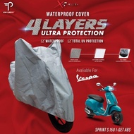 COVER SARUNG MOTOR WATERPROOF 100%-ANTI UV VESPA SPRINT S 150 I-GET