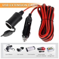 4M Car Extension Cable Car Adapter Plug Extension Cord 12V 24V Socket Styling Charger Cable Female Socket Plug Car Styling