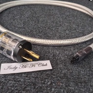 สายไฟเยอรมัน ท้าย C7 (เลขแปด) HELUKABEL  Y-CY-JZ  4G2.5  รุ่นท็อปมีชิลด์ถักหุ้มตลอดเส้น หัวปลัก Audi