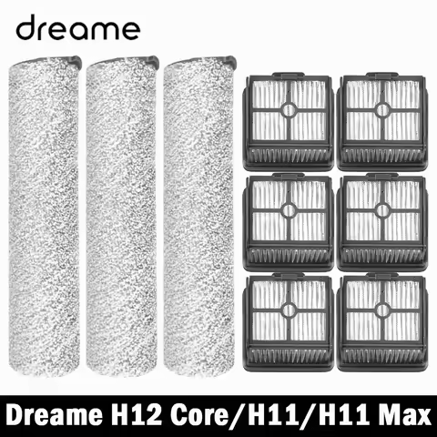 For Dreame H12 Core / Dreame H11 / Dreame H11 Max Vacuum Replacement Parts Roller Brush Hepa Filter 