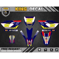 DECAL YZ 85 NEW DECAL YZ STRIPING YZ STICKER YZ NEW 85 08