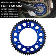48T-52T Motorcycle Rear Sprocket For YAMAHA YZ125 YZ250 YZ250F YZ400F YZ426F YZ450F WR250 WR250F WR4