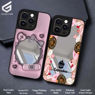 HP MIRROR CASE iphone 16 PROMAX IP 16 PRO IP 16 IP 15 PRO IP 15 IP 14 PROMAX IP 14 PRO IP 13 PROMAX 