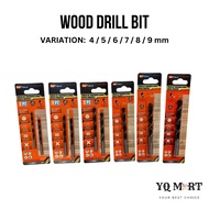 Wood Drill Bit-1pcs&2pcs/set /Woodworking Drill Bit/Mata Tebuk Kayu 4/5/6/7/8/9mm