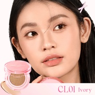 【ใหม่】PINKFLASH Skin-Like Multi-Effect Cushion Lasting 12H Waterproof Transferproof Lightweight Brea