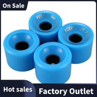 PUENTE 4Pcs Cruiser Skateboard Wheels PU Wheels Long Board Cruiser Wheels with ABCE-9 Bearings