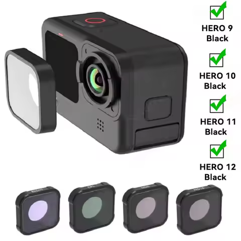 CPL UV ND8 ND16 ND32 ND Filter Kit for GoPro Hero 12 11 10 9 Black ND CPL Lens Filter for Go Pro 9 1