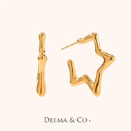Deema & Co. - Etoile Star Gold Hoops
