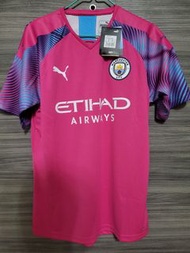 曼城 粉紅色 球員版 龍門波衫 球衣 2019 2020 Manchester City Player Issue GK Shirt pink jersey football kit 19/20 Pu