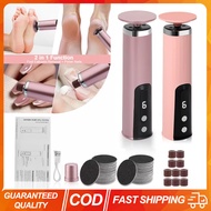 2 IN 1 Wireless Electric Foot Callus Remover Machine Foot Grinding Trimmer Rechargeable Pedicure Too