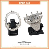 Ready Stock... Bingkai Cincin Semua Size Sarung Cincin/Ring Casting Silver 925★Bingkai Cincin Perak