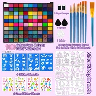 42 Colors Paint Face Paint Set Body Paint Paint Halloween Christmas Face Color Q0911