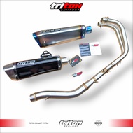Racing Exhaust CBR250RR, Ninja 250 Fi, Ninja 250 Carburetor, R25, MT25 Original Triton Exhaust Flash
