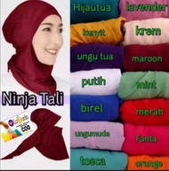 CIPUT NINJA TALI  // dalaman kerudun ninja tali bahan kaos  // ciput ninja tali belakang // grosir d