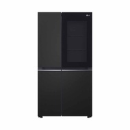 LG GS-V6473EP 647L SIDE BY SIDE FRIDGE, INSTAVIEW DOOR-IN-DOOR ESSENCE MATTE BLACK 2 TICKS W913xH1790xD735MM 2 YEARS WARRANTY BY LG