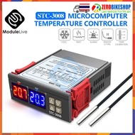 STC-3008 2CH Dual Output LED Digital Thermostat Temperature Controller AC 110V/220V Incubator Heatin
