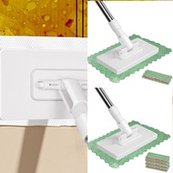 Seas Advanced Pressure Clamp Mop System with Reusable Microfiber Pad Cleaning Mop