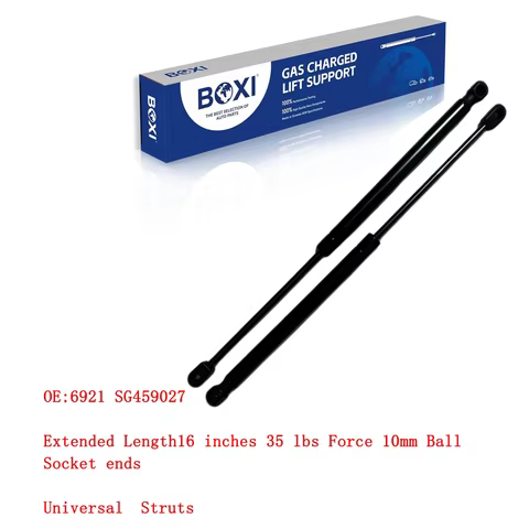2Pcs Universal Lift Supports Extended Length16 inches 35 lbs Force 10mm Ball Socket ends 6921 SG4590