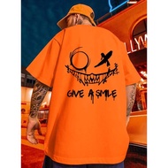 JAPANESE T-SHIRT BIG SIZE SMILE ML XL 2XL 3XL 4XL 5XL JUMBO OVERSIZE T-SHIRT