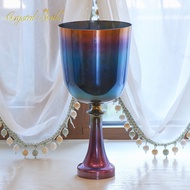 Crystal Soul Holy Grail Crystal Singing Bowl 432Hz Nature's Frequency Stress Relief with Bag for Med