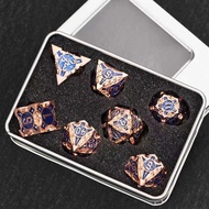 Running Group Dice Metal Dice Bode's Gate Merchandise D20 Set TRPG Multi-faced Cthulhu DND Dice