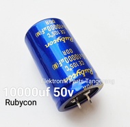 (1 Buah) KAPASITOR ELCO 10000UF 50V RUBYCON CAPACITOR ELCO 10000 UF 50V ELCO 50VOLT 10000UF