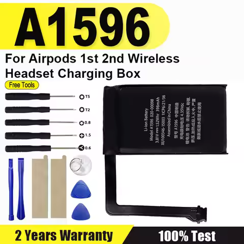 A1596 For airpods 1st 2nd A1604 A1602 A1523 A1722 A2032 A2031 air pods 1 2 Wireless Headset Charging