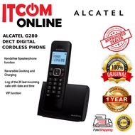 ALCATEL G280 DECT DIGITAL CORDLESS PHONE BLACK