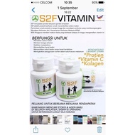 S2f dikeluarkan dua jenis supriment  vitamin kesihatan, menurunkan berat badan dan menaikan berat ba