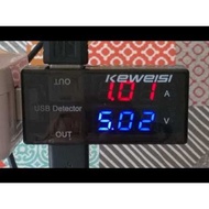 USB Charger Power Current Voltage Tester Detector - KWS-10VA VOLT ampere meter
