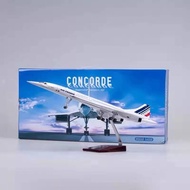 Air France British Airways Singapore Airlines Super Speed Concorde Model with Wheels and Simulation 