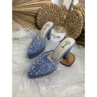 Sintya Iceblue 10cm Beautiful Shoes