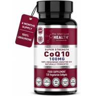 The Intelligent Health CoQ10 Supplement, Fermented Coenzyme Q10 Ubiquinone for Women & Men, Easy to 