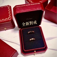 【專櫃全新品】Cartier 卡地亞 LOVE 窄款玫瑰金對戒 (52mm+62mm)